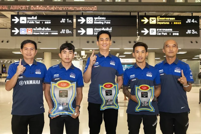 ยามาฮ่าต้อนรับทัพนักแข่งยามาฮ่า ไทยแลนด์ เรซซิ่งทีม หลังผงาดคว้าชัย