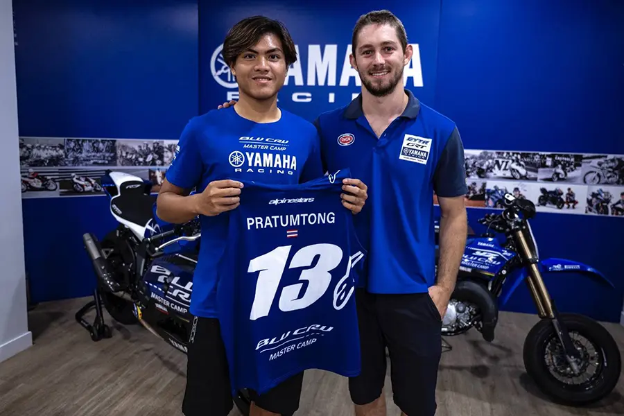อาร์ตี้”ธนกฤต ประทุมทอง เช็คอิน YAMAHA BLU CRU Master Camp 2025