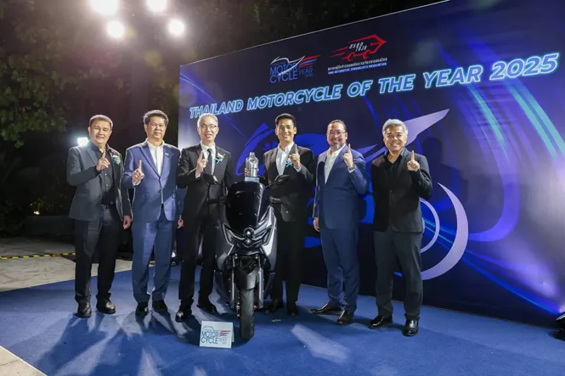 All New YAMAHA NMAX TECH MAX คว้ารางวัลใหญ่ “Motorcycle of The Year 2025”