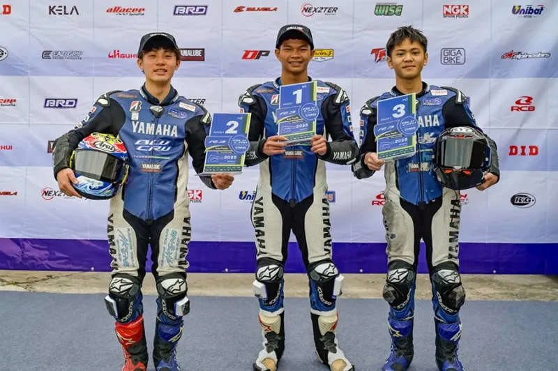 ธีรนัย เด็กไทยเฉือนคว้าชัย ! เปิดเรซแรกเดือด ศึก R3 bLU cRU