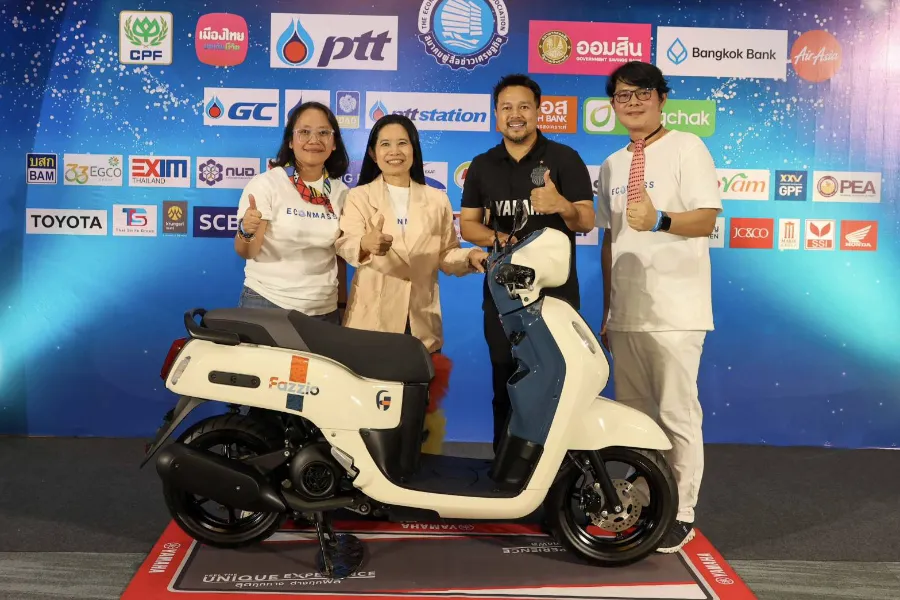 ยามาฮ่าสนับสนุนสมาคมผู้สื่อข่าวเศรษฐกิจ มอบยามาฮ่า FAZZIO Hybrid