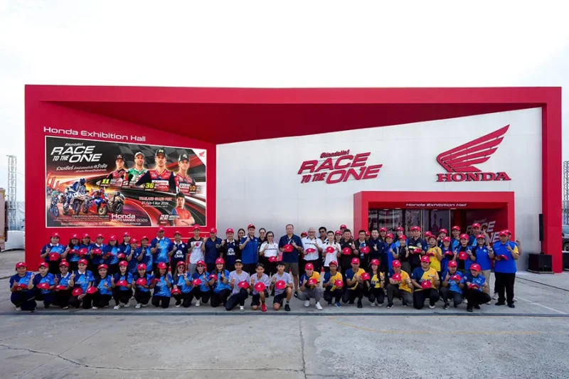 ส่งต่อแรงใจ “ไทยฮอนด้า” สนับสนุนหมวก 1,200 ใบ