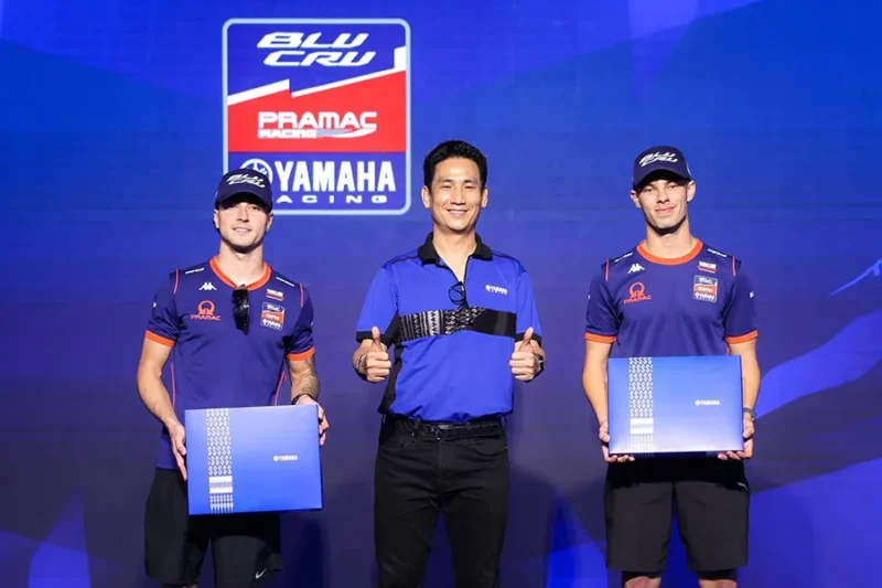 ยามาฮ่าจัดกระทบไหล่ 2 นักบิด Moto2 จากทีม BLU CRU PRAMAC YAMAHA