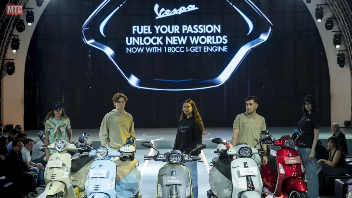 Vespa โมเดลใหม่ เครื่อง 180 ซีซี