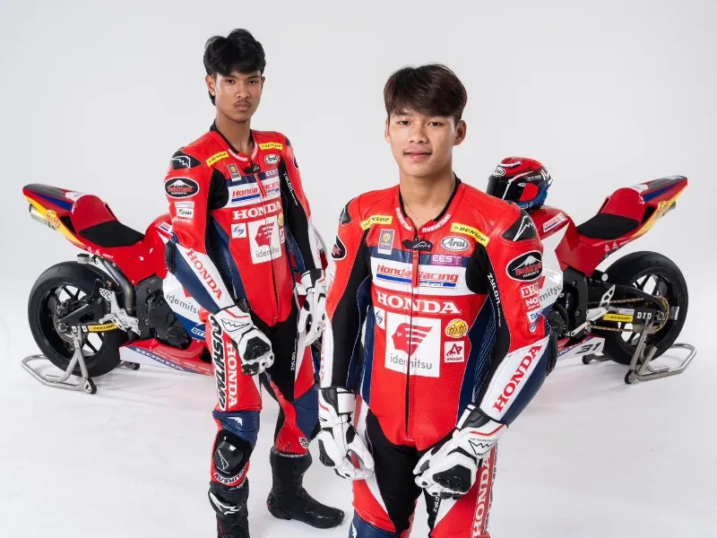 “ฮอนด้า เรซซิ่ง ไทยแลนด์” ส่งสองนักบิดดาวรุ่ง