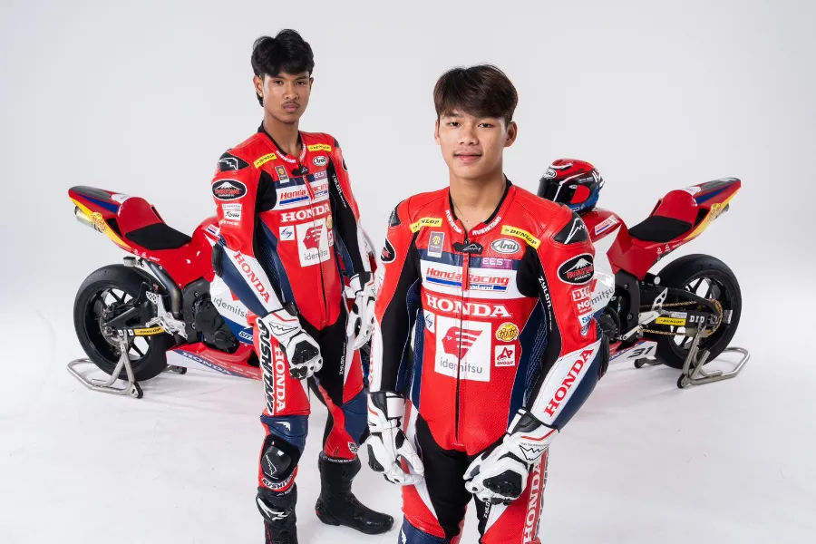 “ฮอนด้า เรซซิ่ง ไทยแลนด์” ส่งสองนักบิดดาวรุ่ง