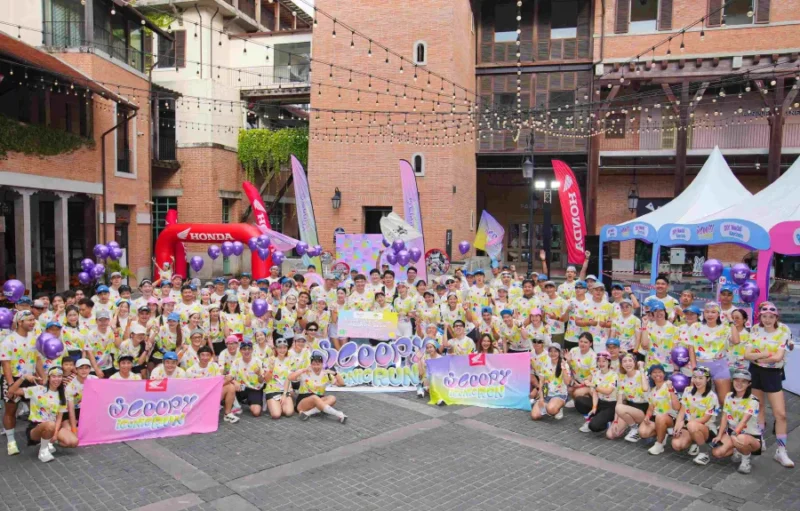 SCOOPY ปลุกสีสันเมืองเหนือ! ‘SCOOPY iCONiC RUN’