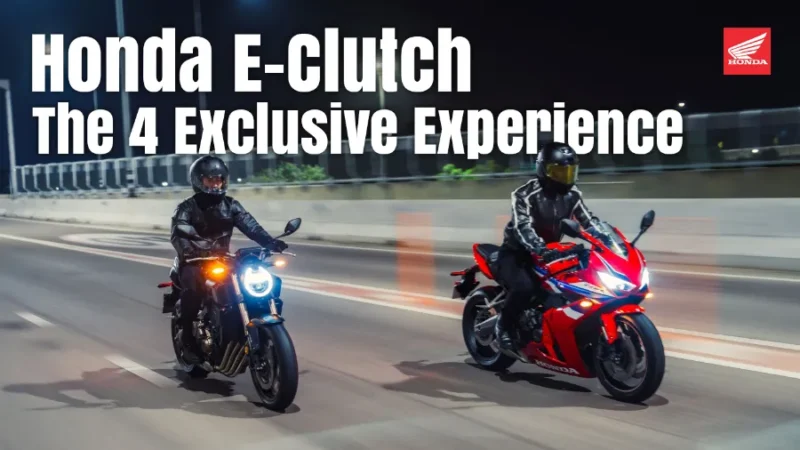 ฮอนด้าบิ๊กไบค์ ชวนพิสูจน์ Honda E-Clutch สัมผัส Manual ยุคใหม่บนถนนจริง กับ CBR650R เครื่องยนต์ 4 สูบเรียง ในกิจกรรม “The 4 Exclusive Experience”